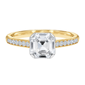 Solenne - Asscher - Yellow/White Tone - Channel