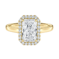 Cordelia - Radiant - Yellow Gold - Plain