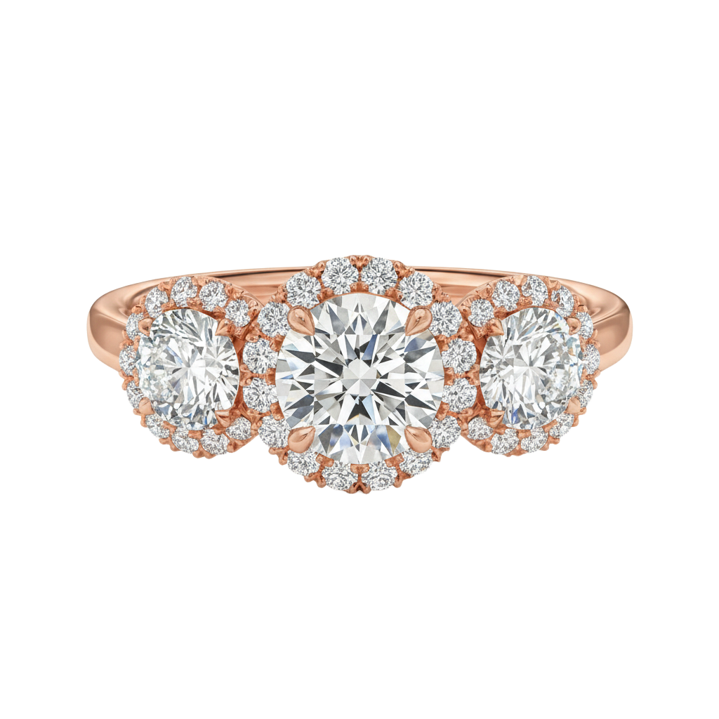 Winslow - Round - Rose Gold - Plain