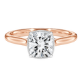 Solenne - Cushion - Rose/White Tone - Plain
