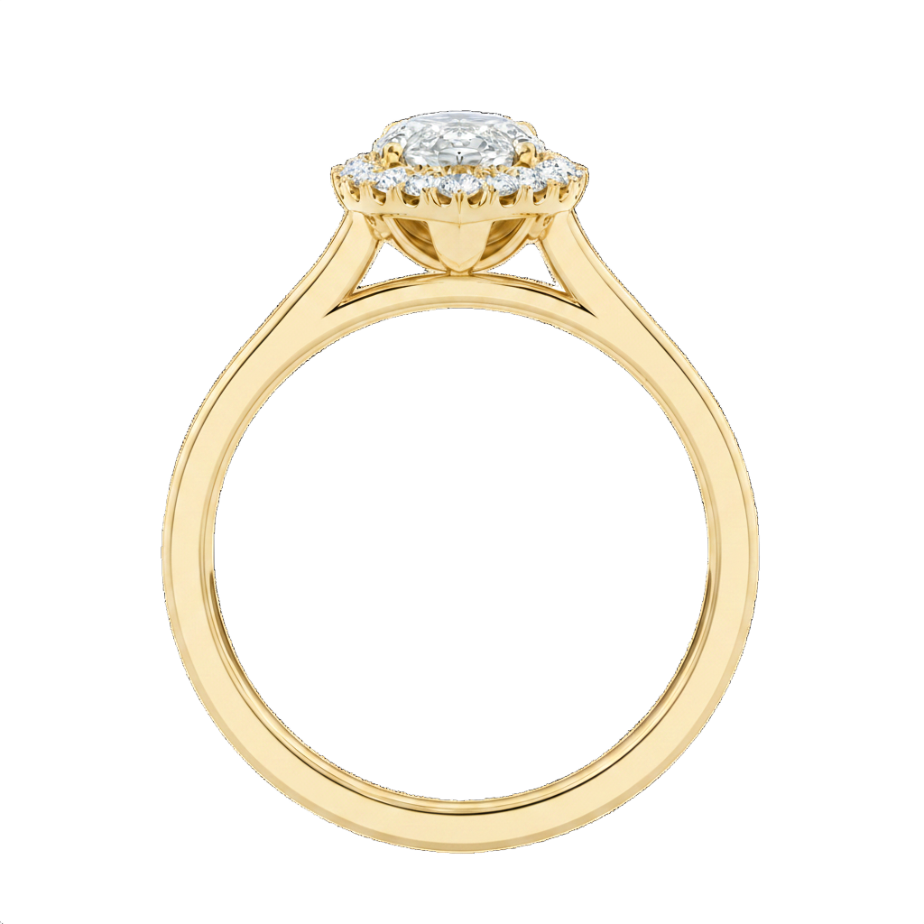 Cordelia - Marquise - Yellow Gold - Channel