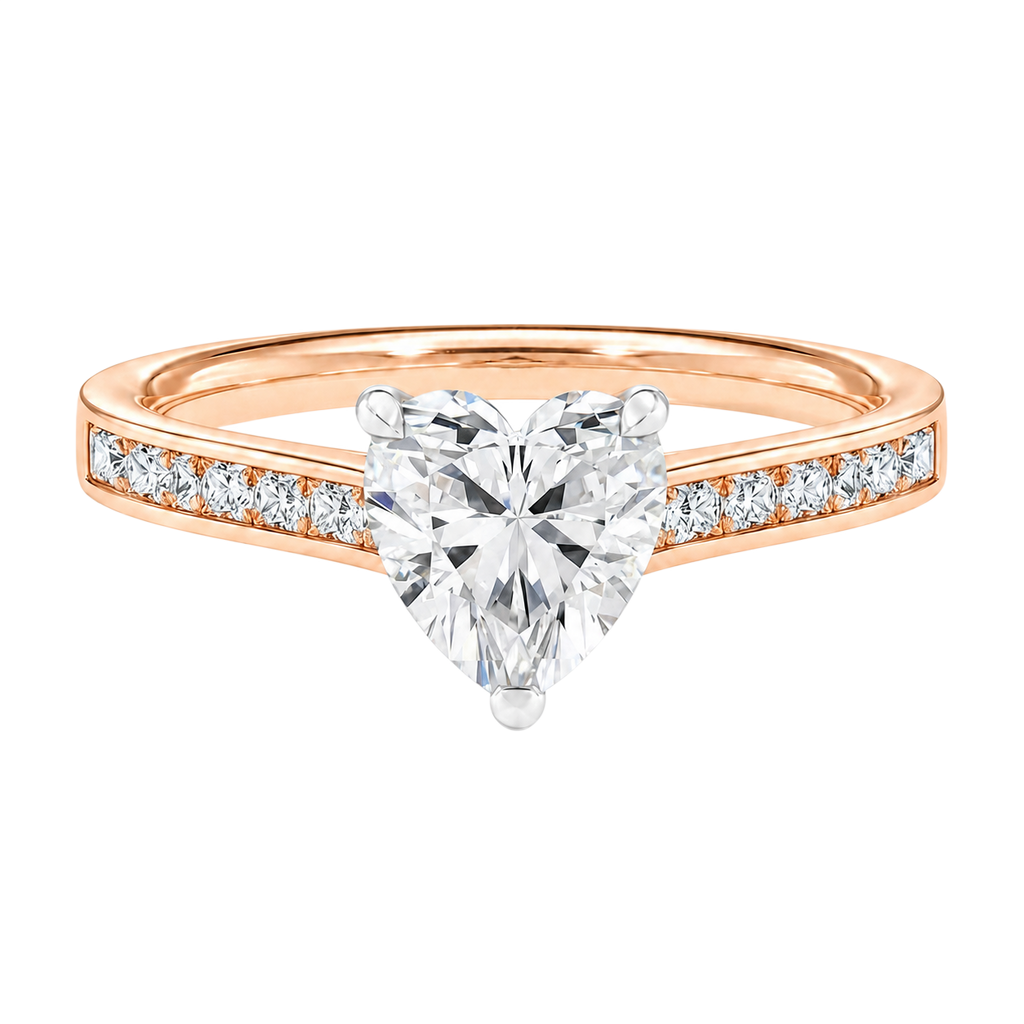 Basilica - Heart - Rose/White Tone - Channel