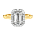 Cordelia - Emerald - Yellow / White Tone - Plain