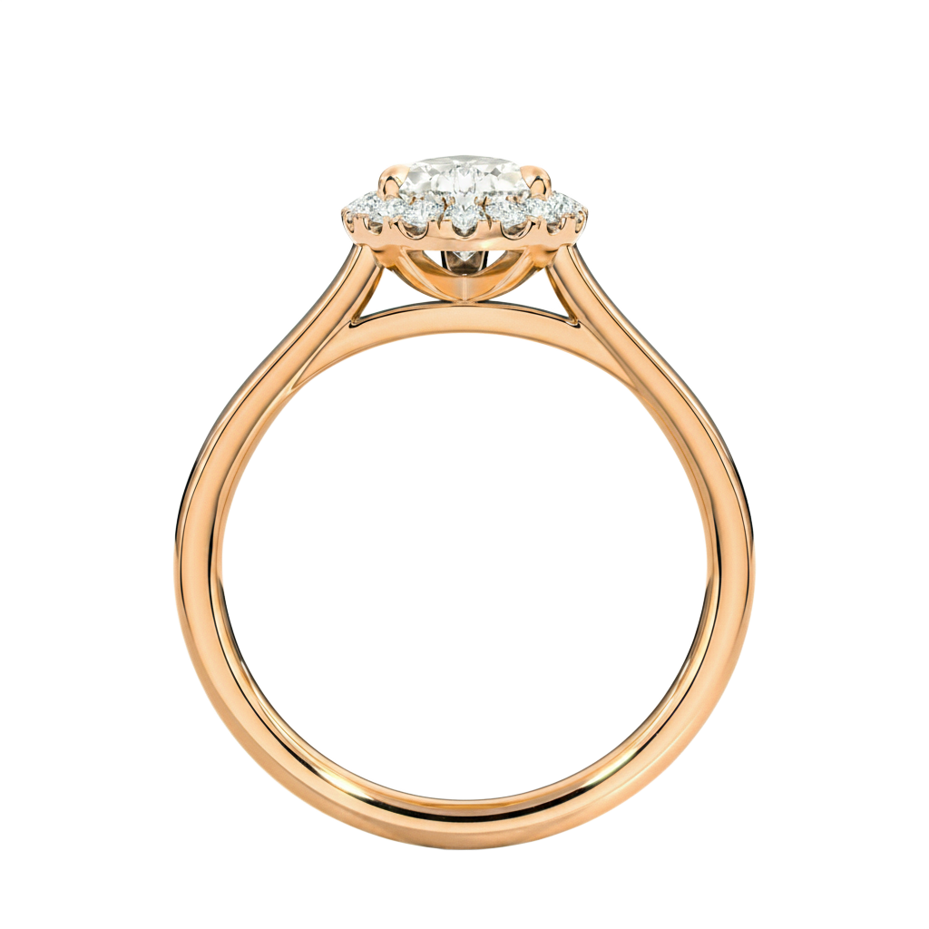 Cordelia - Pear - Rose Gold - Plain