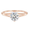 Lumiere - Round - Rose Gold - Plain