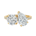 Duo - Round - Yellow Gold - Channel
