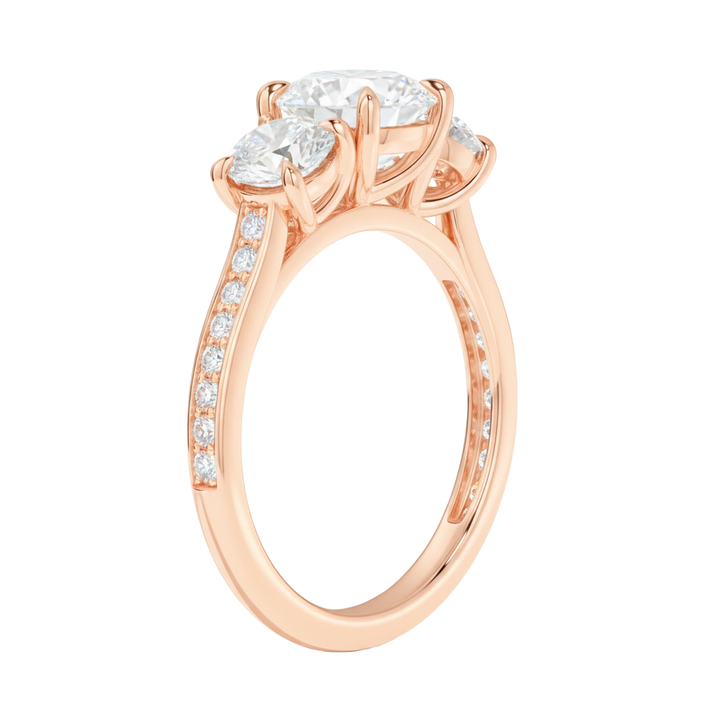 Elysium - Emerald - Rose Gold - Channel