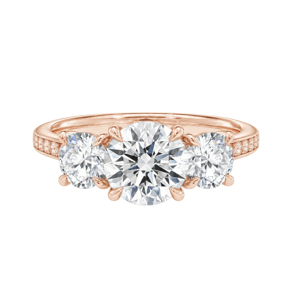 Elysium - Round - Rose Gold - Channel