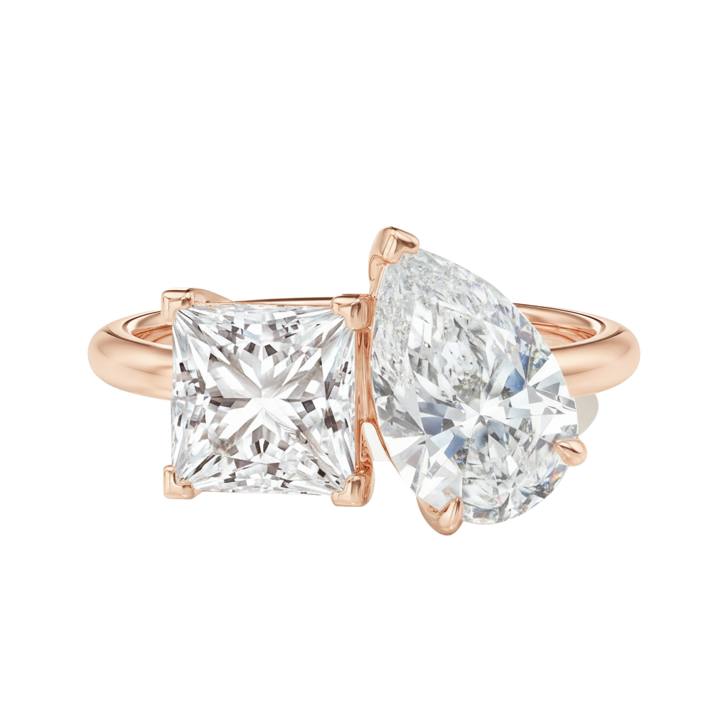 Duo - Princess - Rose Gold - Plain