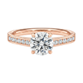 Basilica - Round - Rose Gold - Channel