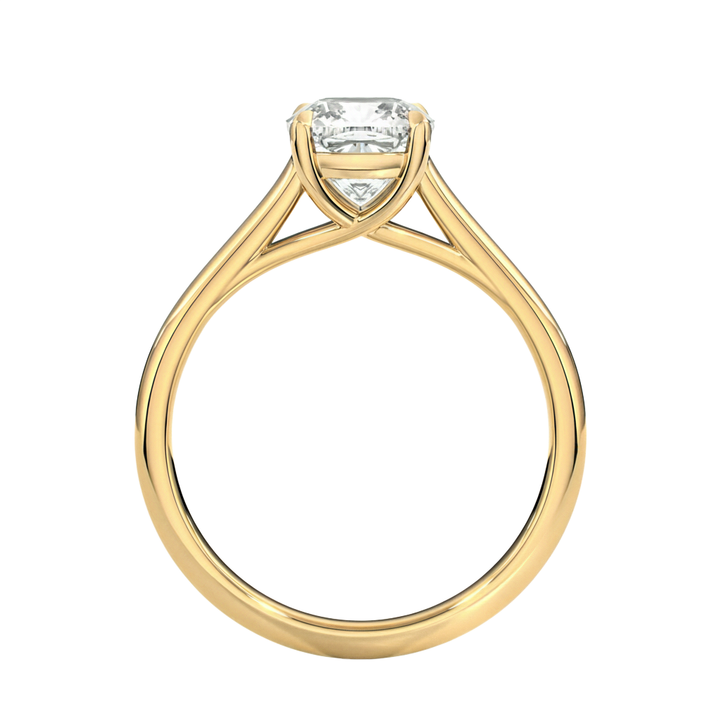 Basilica - Cushion - Yellow Gold - Plain