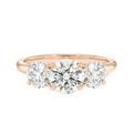 Trinity - Round - Rose Gold - Plain