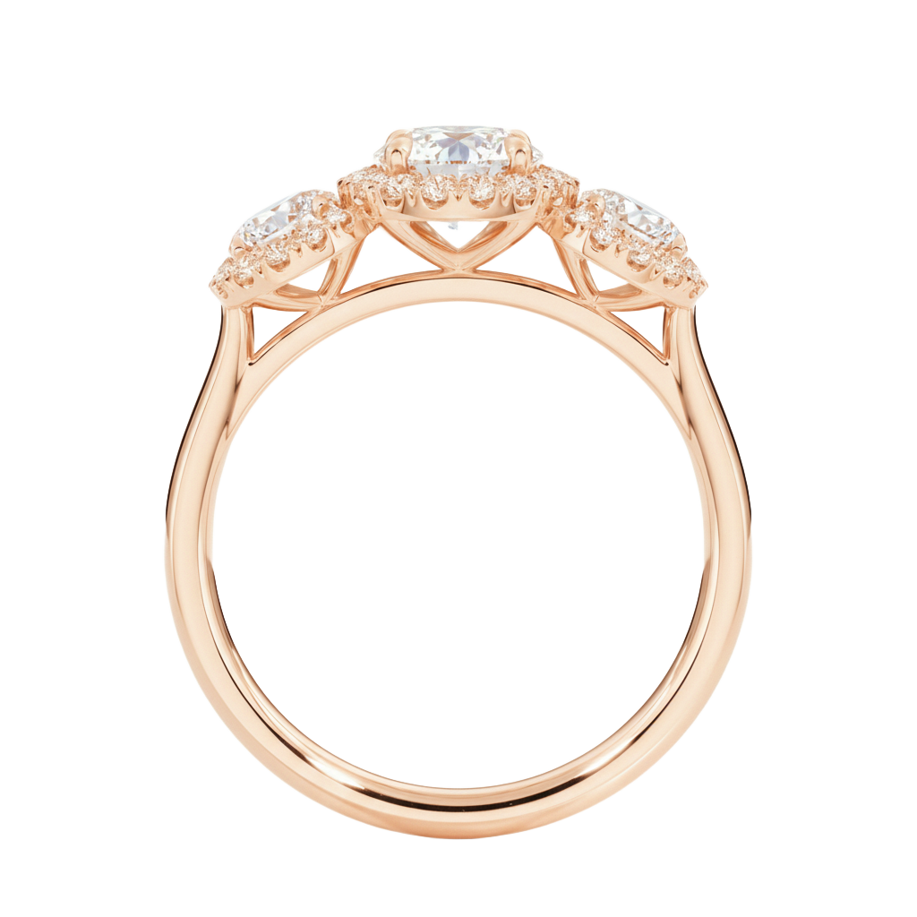 Winslow - Round - Rose Gold - Plain