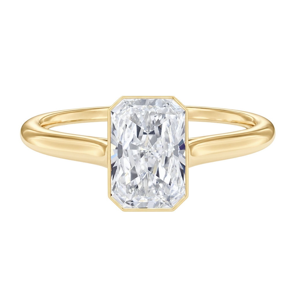 Solenne - Radiant - Yellow Gold - Plain