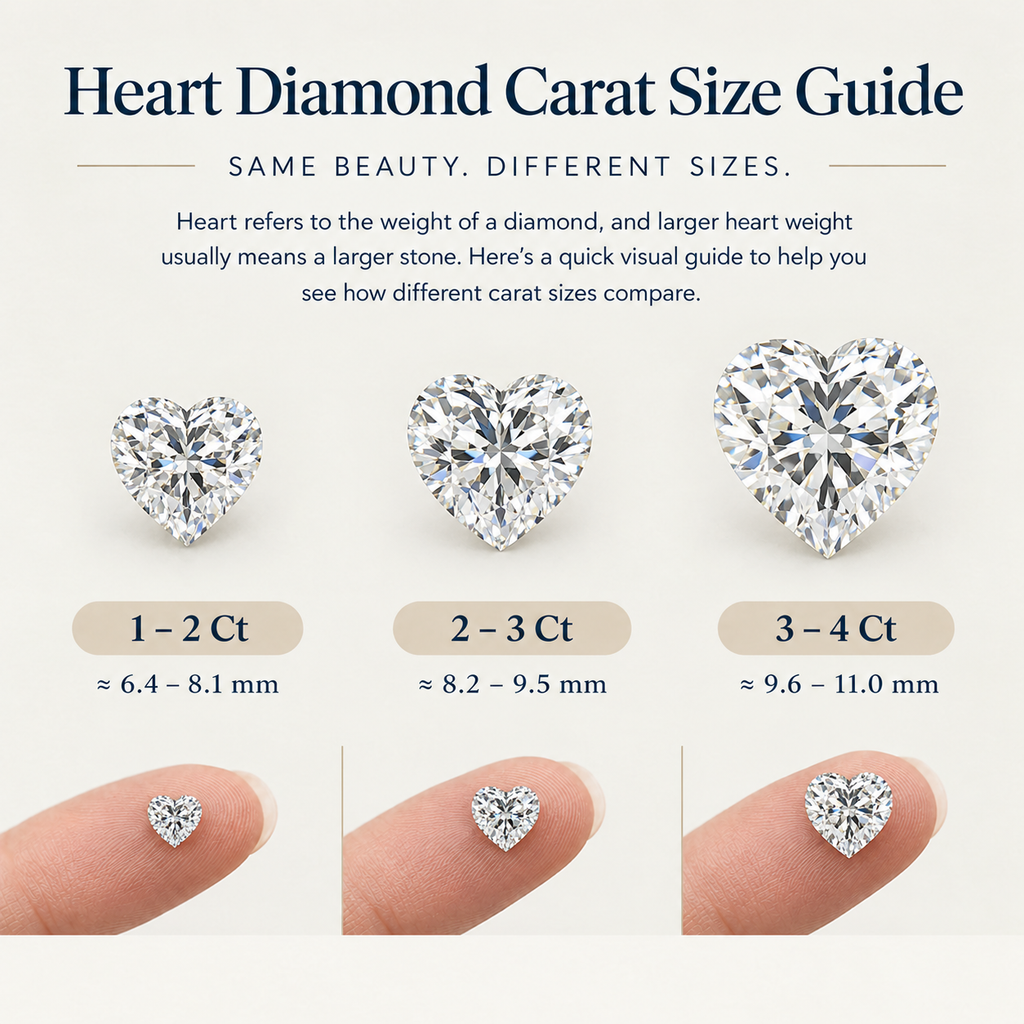 Carat size guide