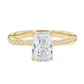 Wreath - Radiant - Yellow Gold - Pavé