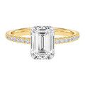 Solenne - Emerald - Yellow/White Tone - Pavé