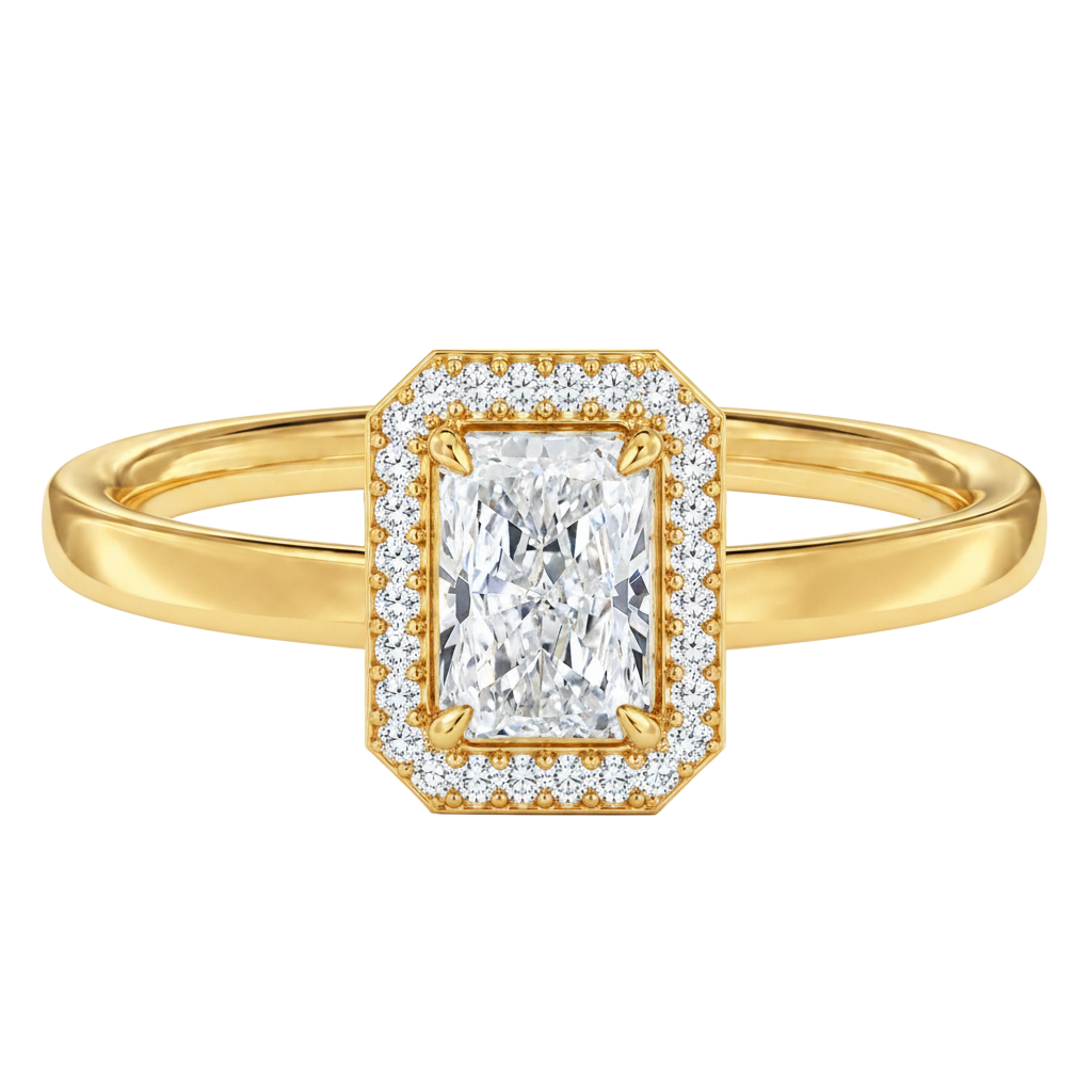 Deneuve - Radiant - Yellow Gold - Plain