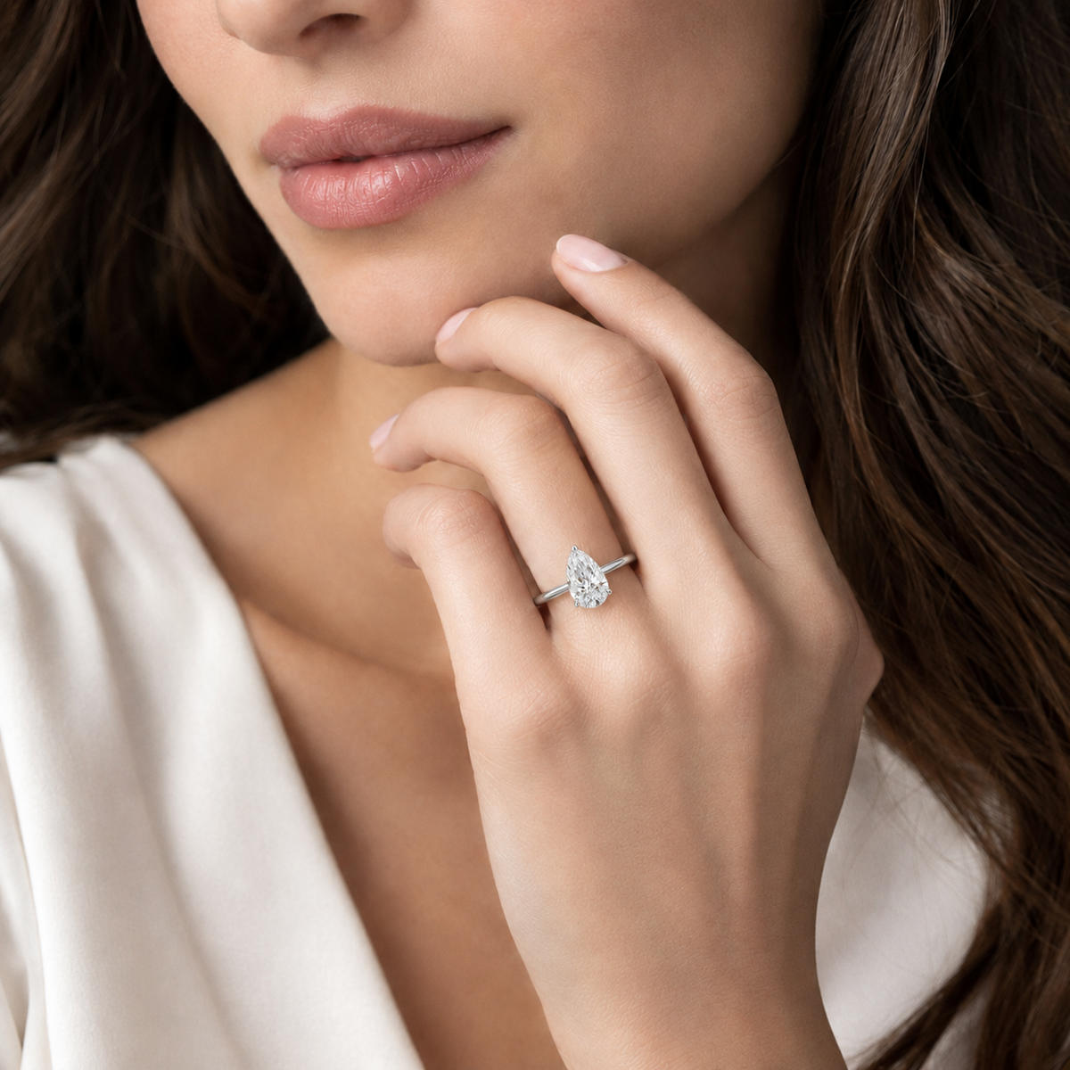 Talia - Pear - Platinum - Plain