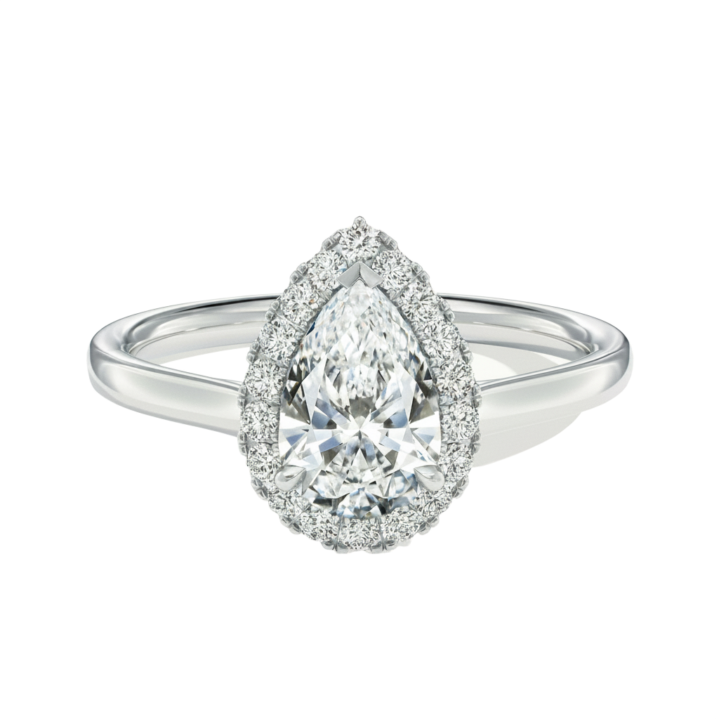 Cordelia - Pear - Platinum - Plain