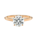 Basilica - Round - Rose Gold - Plain