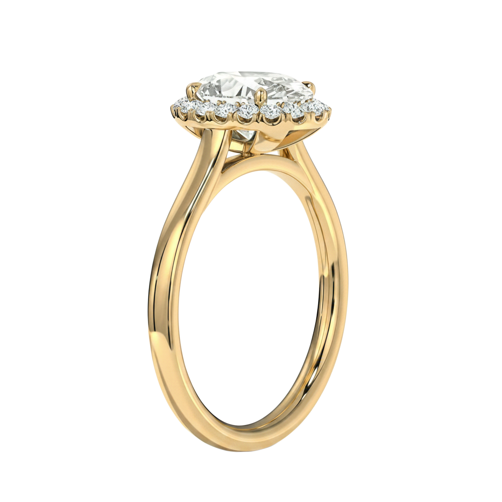Cordelia - Oval - Yellow Gold - Plain