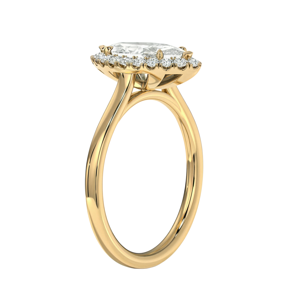 Cordelia - Marquise - Yellow Gold - Plain