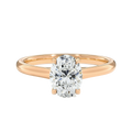 Basilica - Oval - Rose Gold - Plain