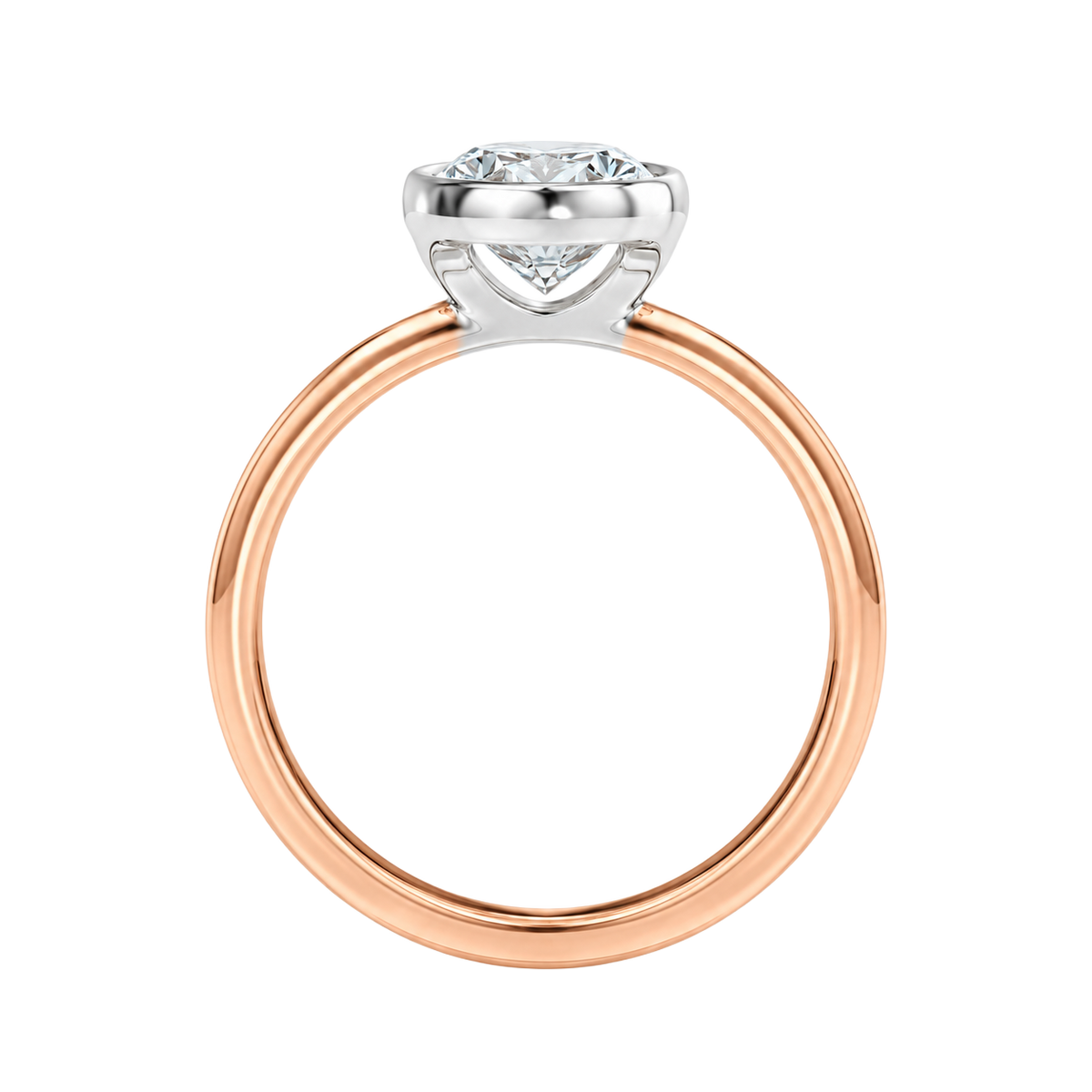 Bailey - Marquise - Rose/White Tone - Plain