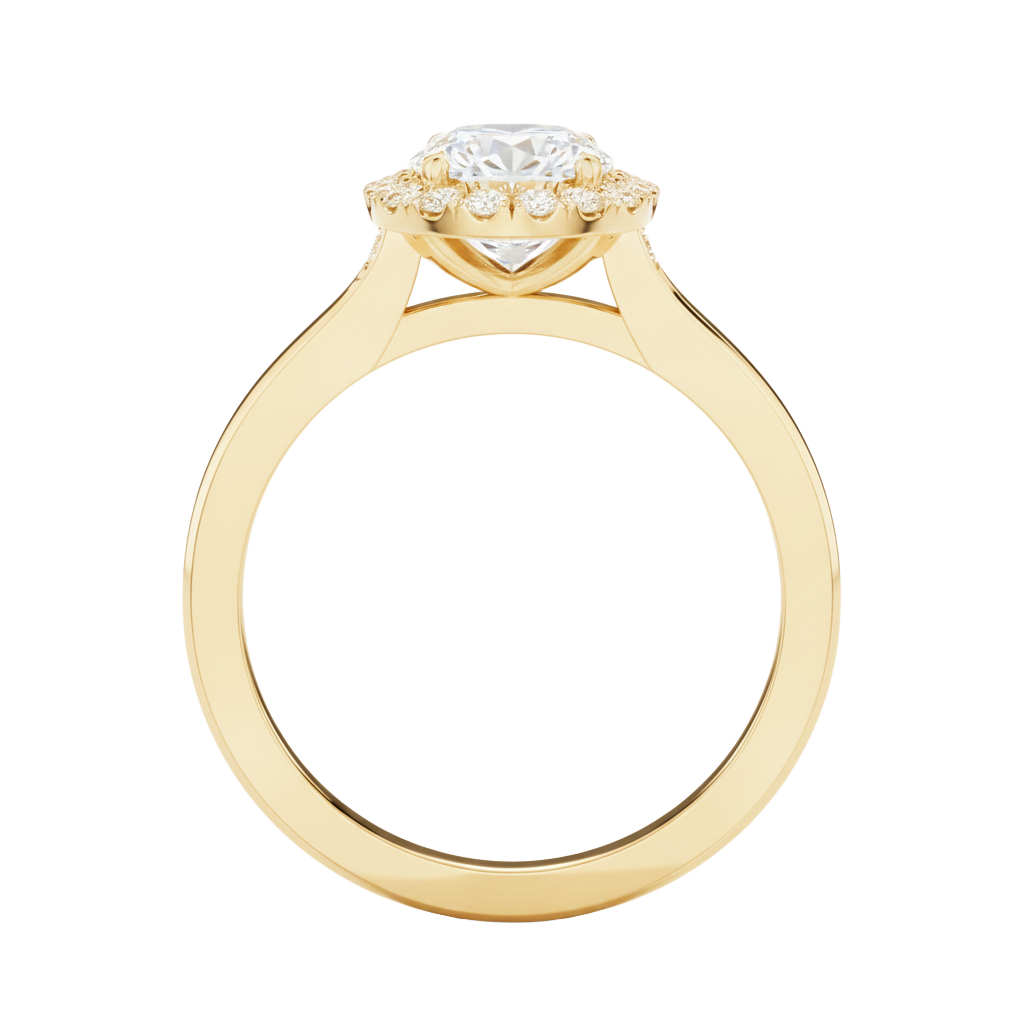 Braid - Emerald - Yellow Gold - Channel