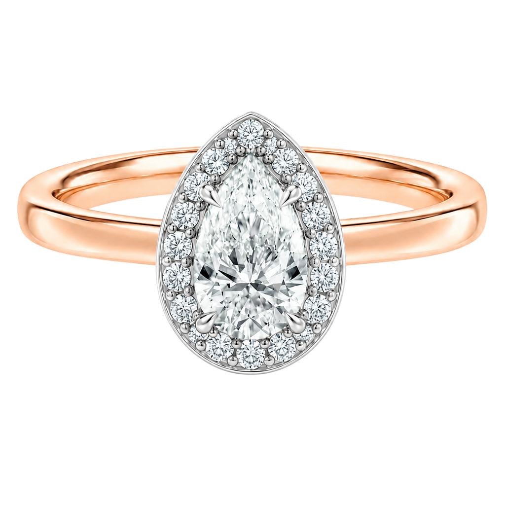 Deneuve - Pear - Rose/White Tone - Plain