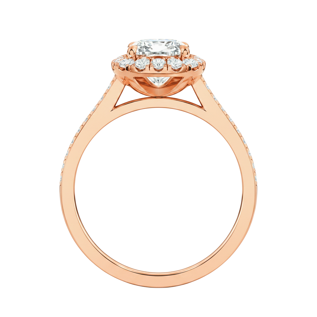 Cordelia - Cushion - Rose Gold - Channel