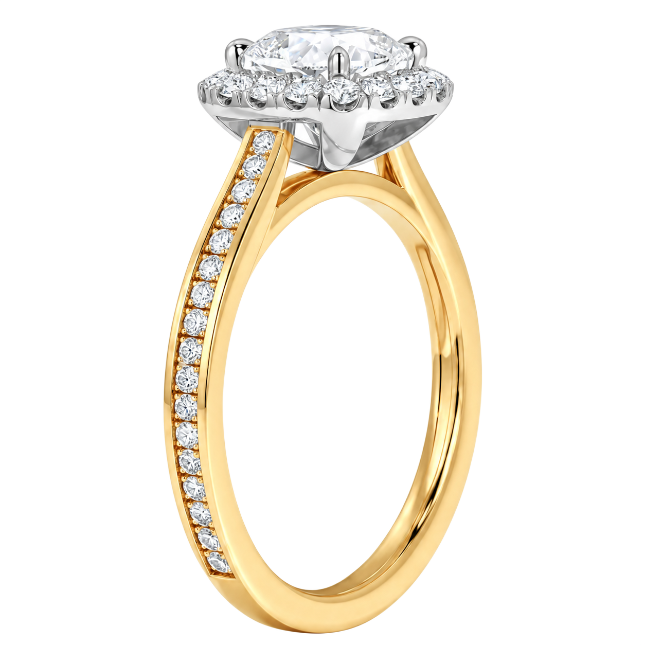 Cordelia - Cushion - Yellow / White Tone - Channel