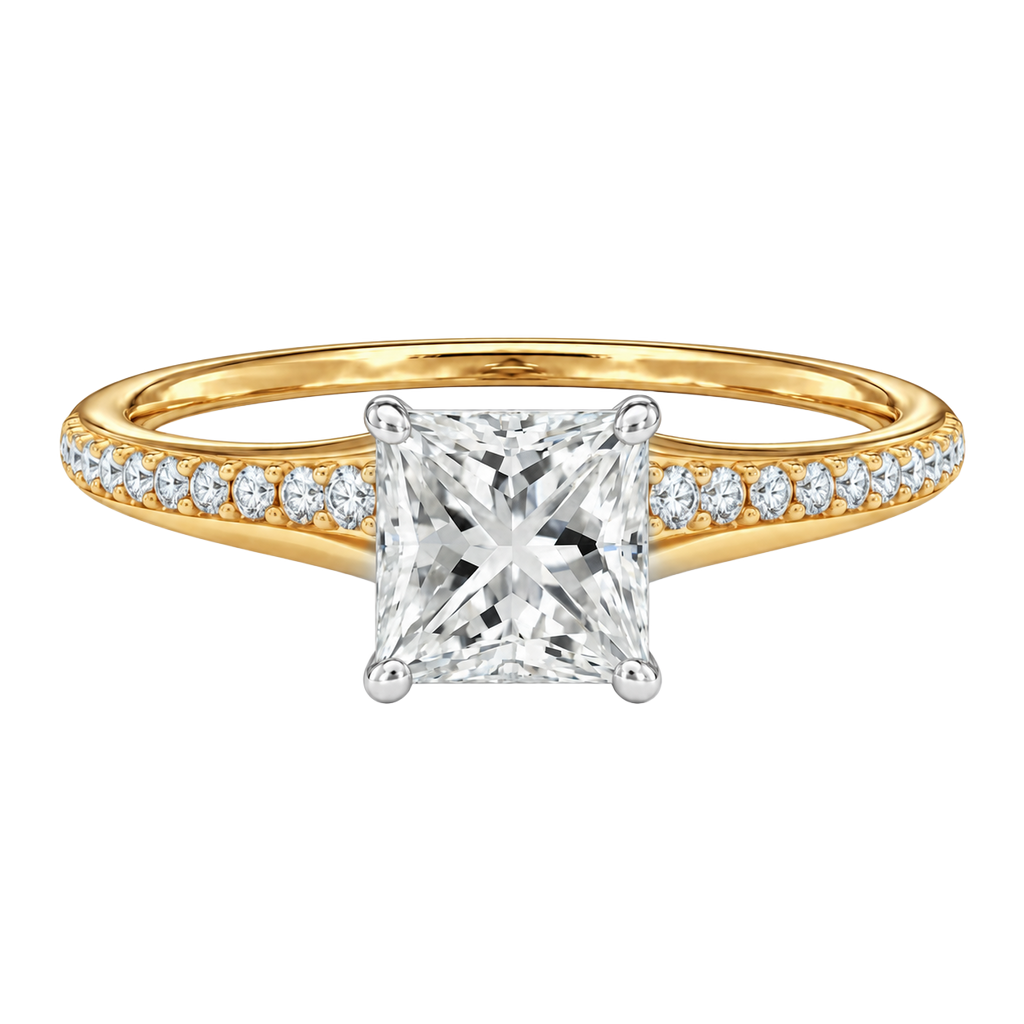 Lumiere - Princess - Yellow/White Tone - Pavé