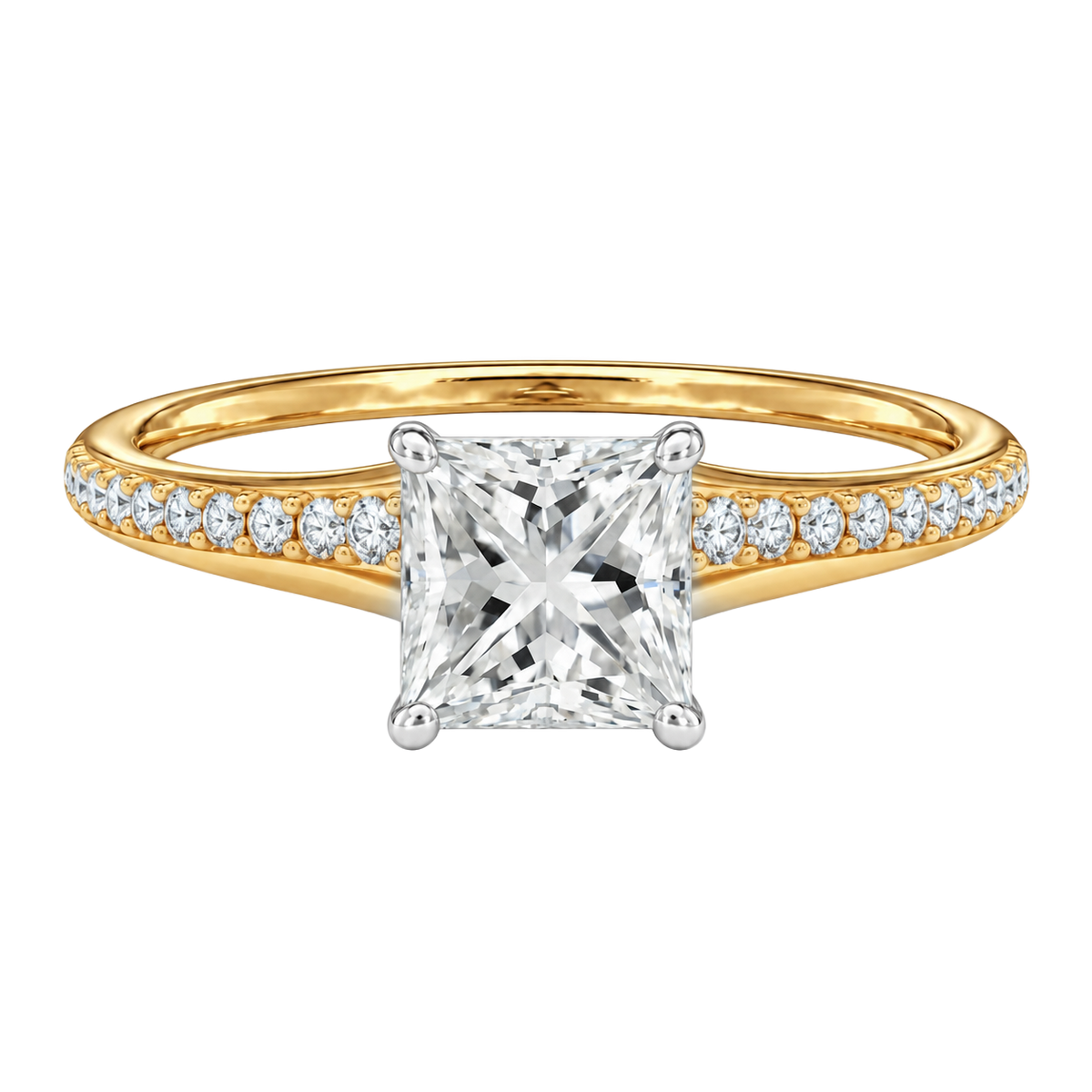Lumiere - Princess - Yellow/White Tone - Pavé