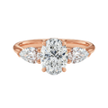 Halcyon - Oval - Rose Gold - Plain