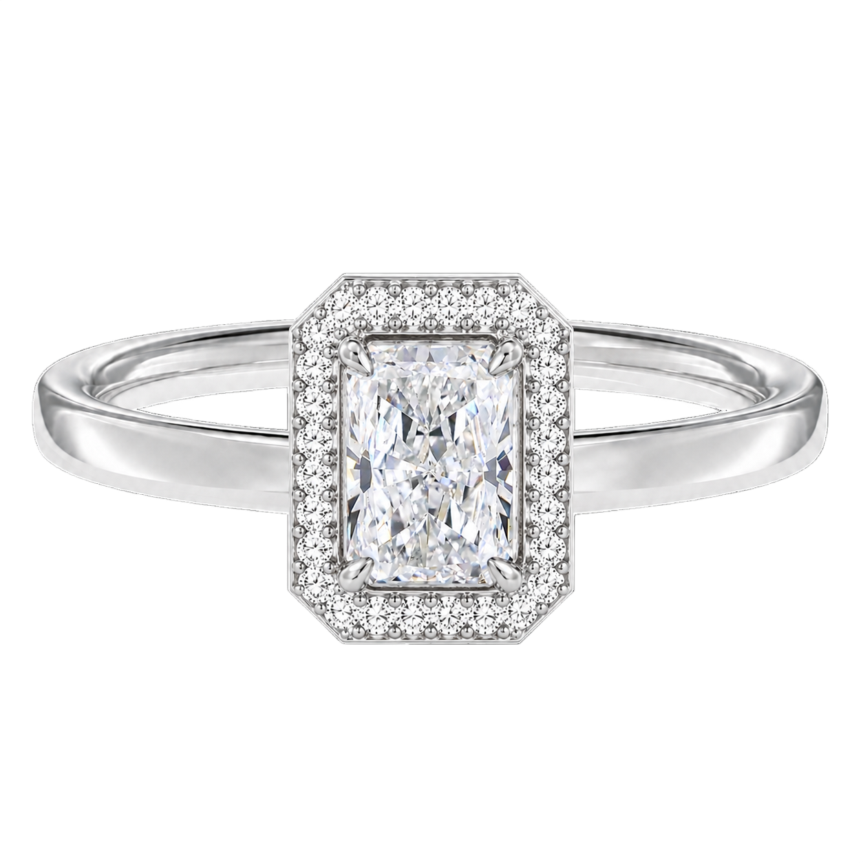 Deneuve - Radiant - Platinum - Plain