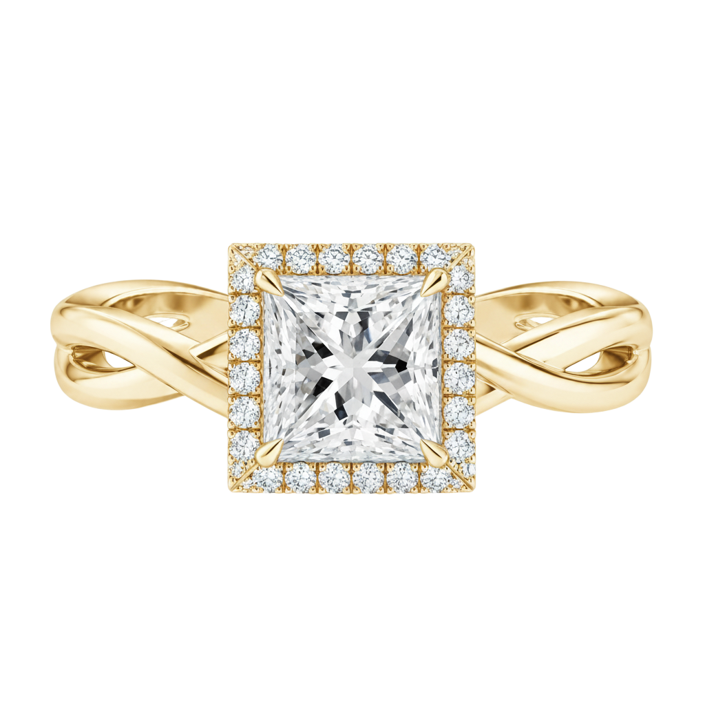 Braid - Princess - Yellow Gold - Plain