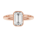 Bailey - Emerald - Rose Gold - Plain