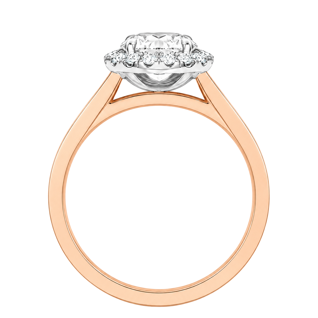 Cordelia - Heart - Rose / White Tone - Channel