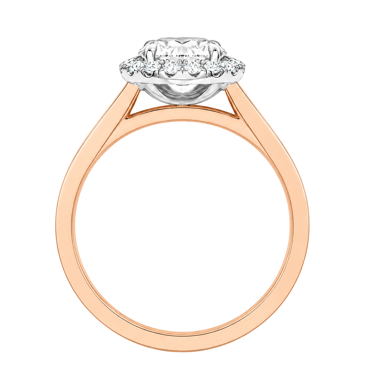 Cordelia - Heart - Rose / White Tone - Channel