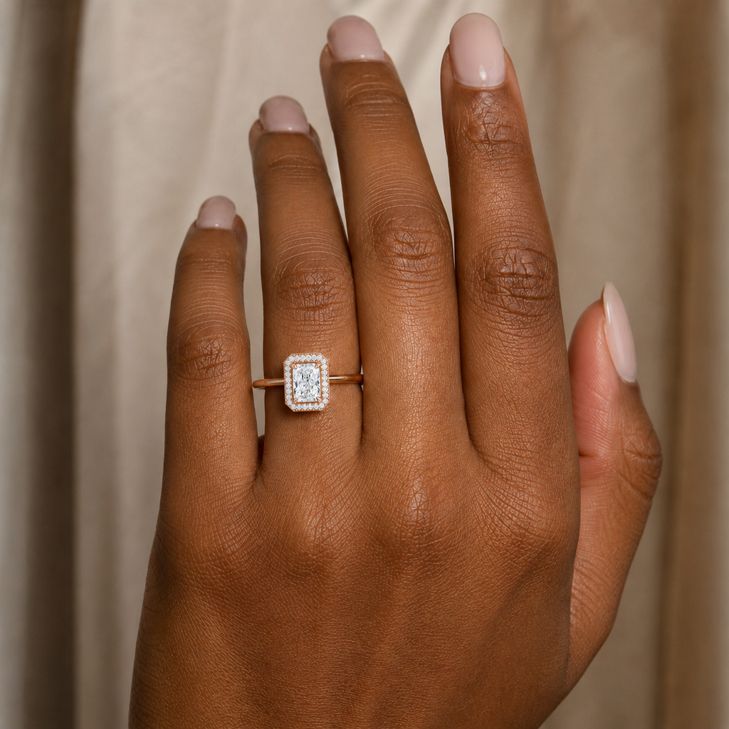 Deneuve - Radiant - Rose Gold - Plain