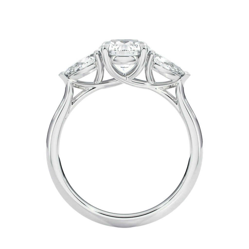 Halcyon - Round - Platinum - Plain