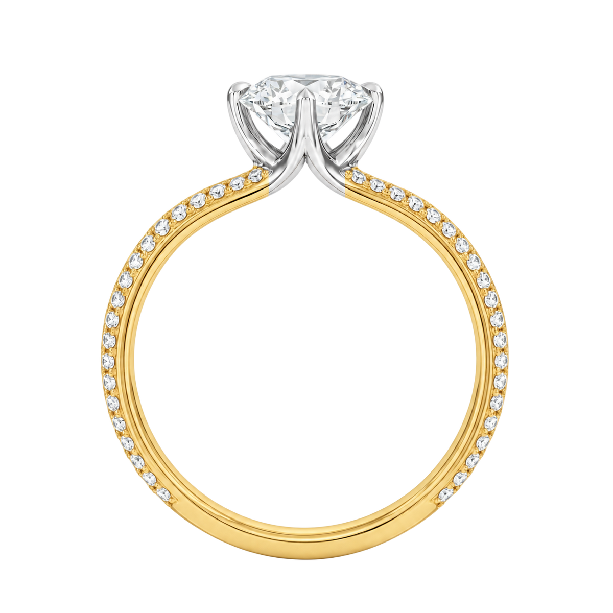 Lumiere - Pear - Yellow/White Tone - Pavé