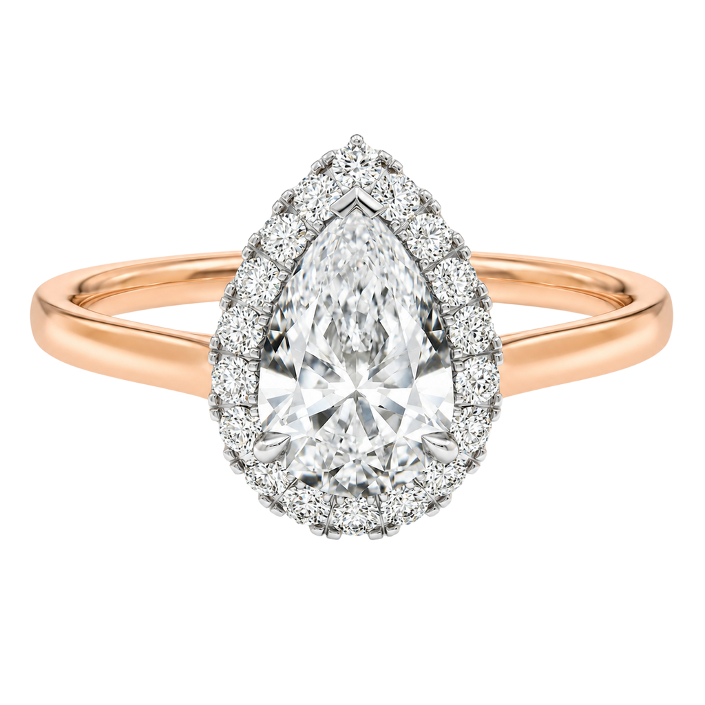 Cordelia - Pear - Rose / White Tone - Plain