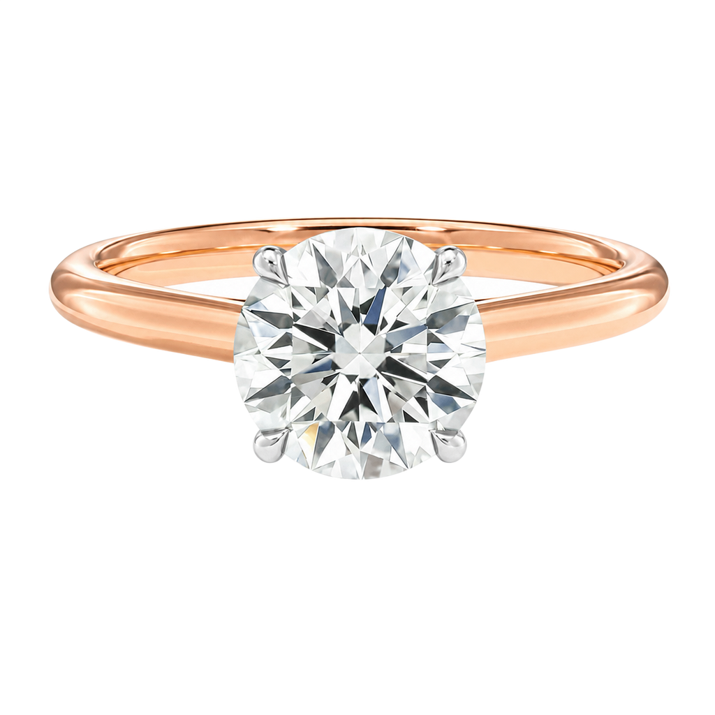 Basilica - Round - Rose/White Tone - Plain