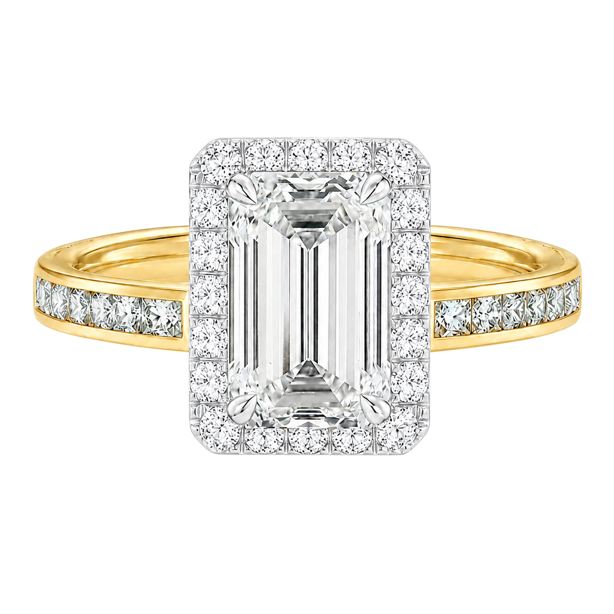Cordelia - Emerald - Yellow / White Tone - Channel