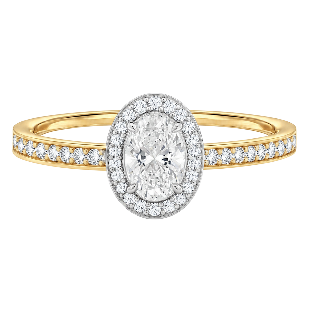 Deneuve - Oval - Yellow/White Tone - Channel