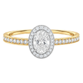 Deneuve - Oval - Yellow/White Tone - Channel