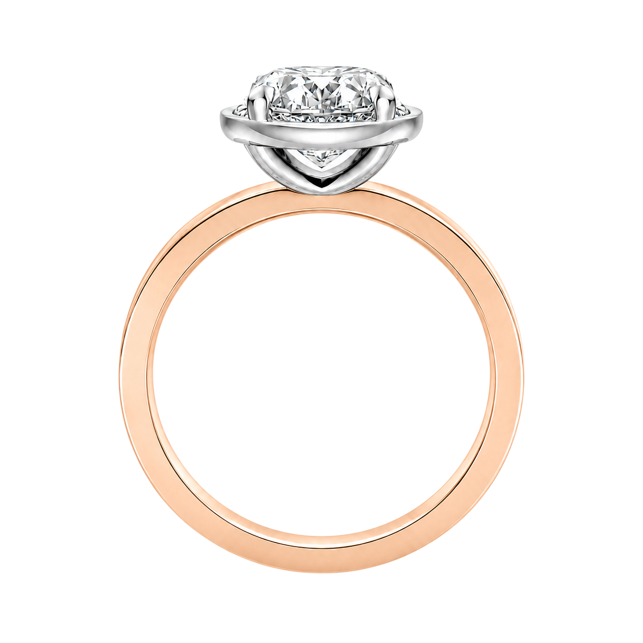 Deneuve - Oval - Rose/White Tone - Channel